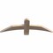 Ekena Millwork Bellingham Smooth Timber Gable Bracket, Douglas Fir, 36"W x 12"H x 1 1/2"D x 3 1/2"F, 8/12 Pitch GBW036X12X0204BEL00SDF - alternate 2